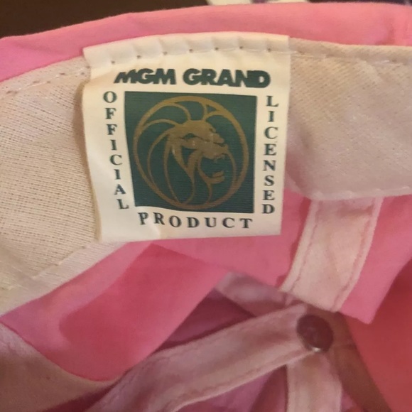 Betty Boop Vtg 1992 MGM Grand Las Vegas Stretch Pink Nylon Hat Cap Ribbon main image 7